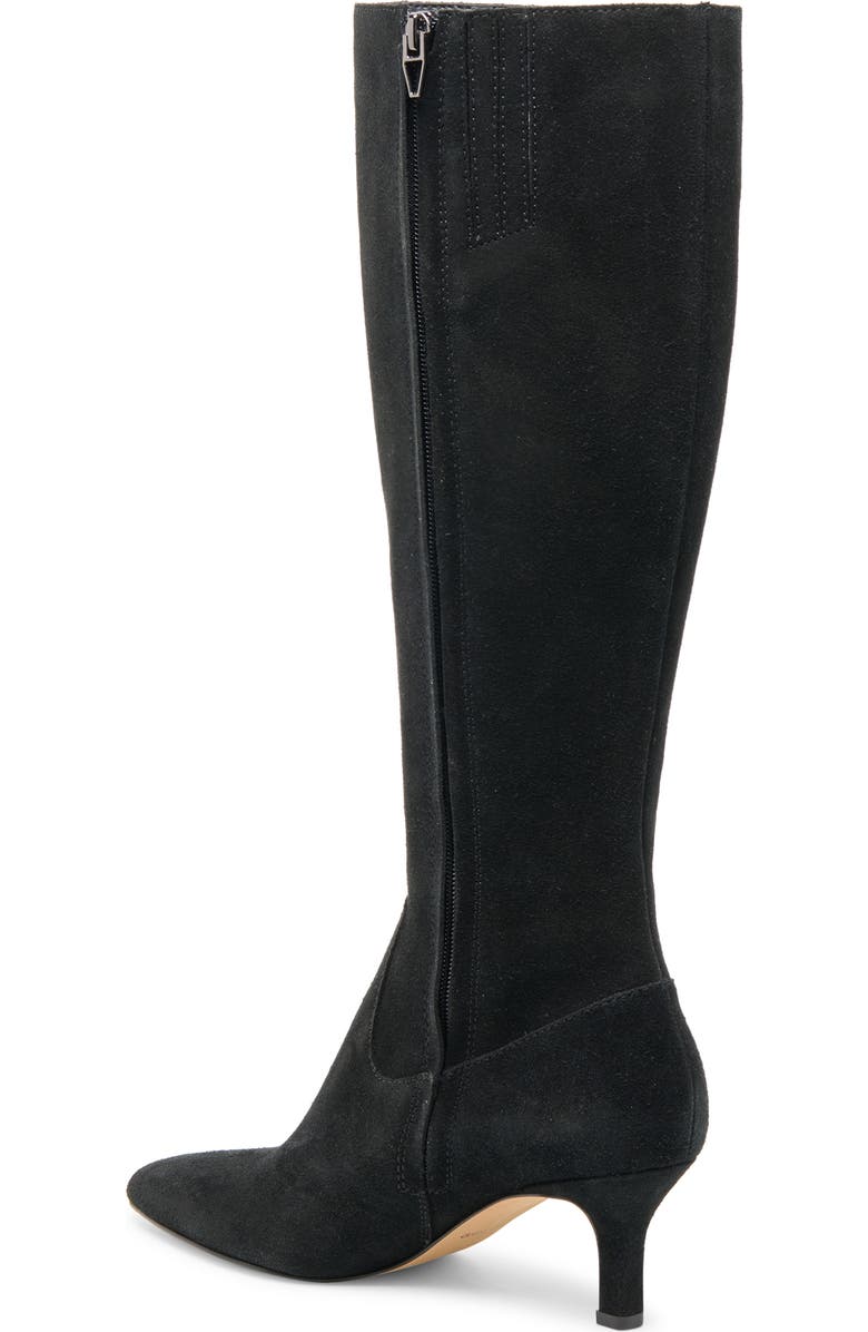 Dolce Vita Attie H2O Water Resistant Knee High Boot, Alternate, color, Onyx Suede H2o