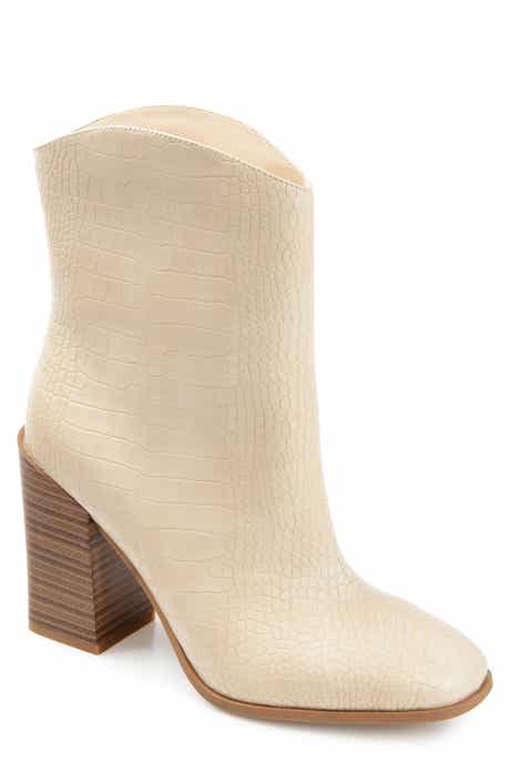 Journee Collection Brekkin Croc Embossed Western Bootie