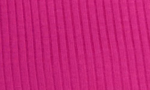 Karen Kane Crewneck Long Sleeve Top In Pink