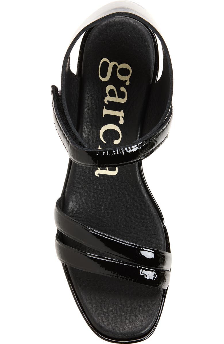 Pedro Garcia Francisca Platform Wedge Sandal, Alternate, color, Black