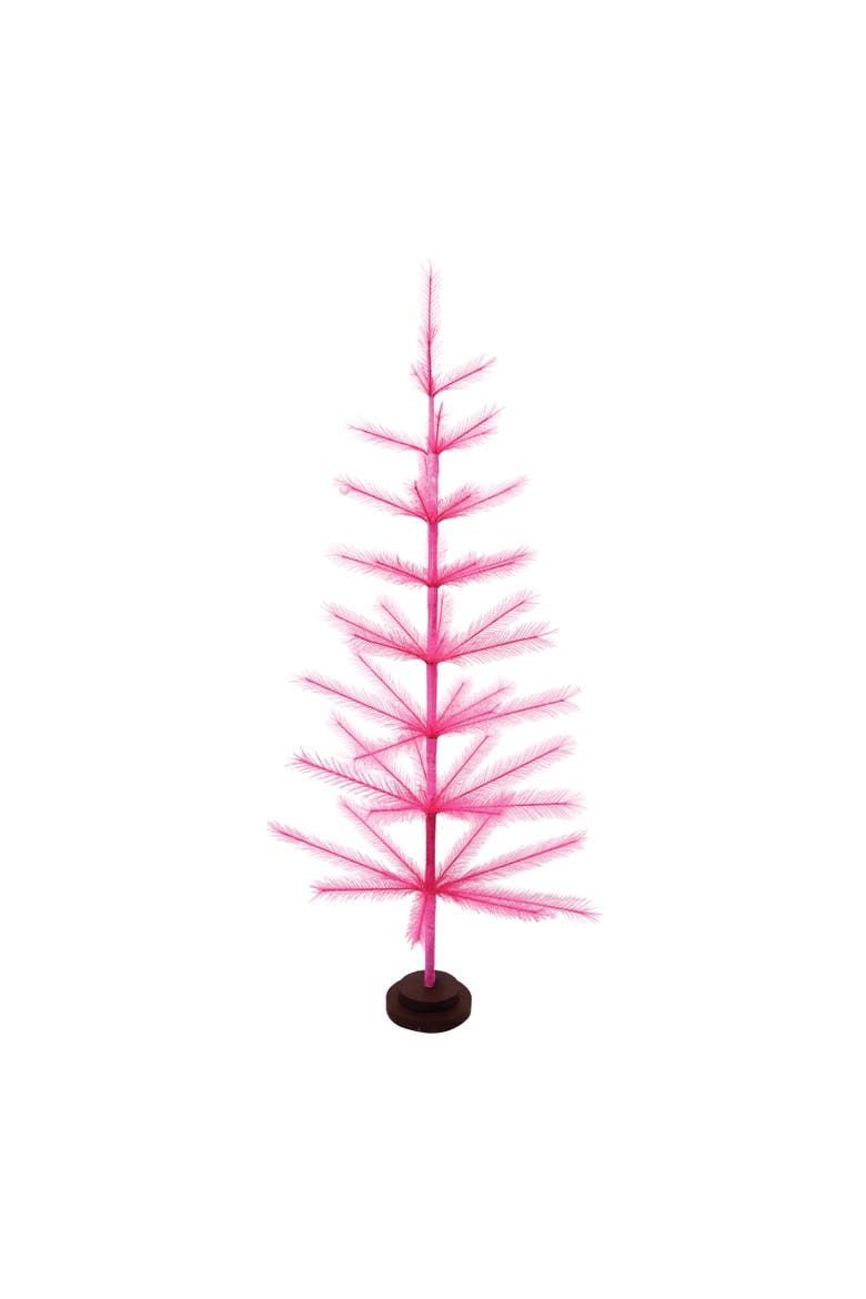 48" x 16" Pampas Tree Figurines, Main, color, Pink