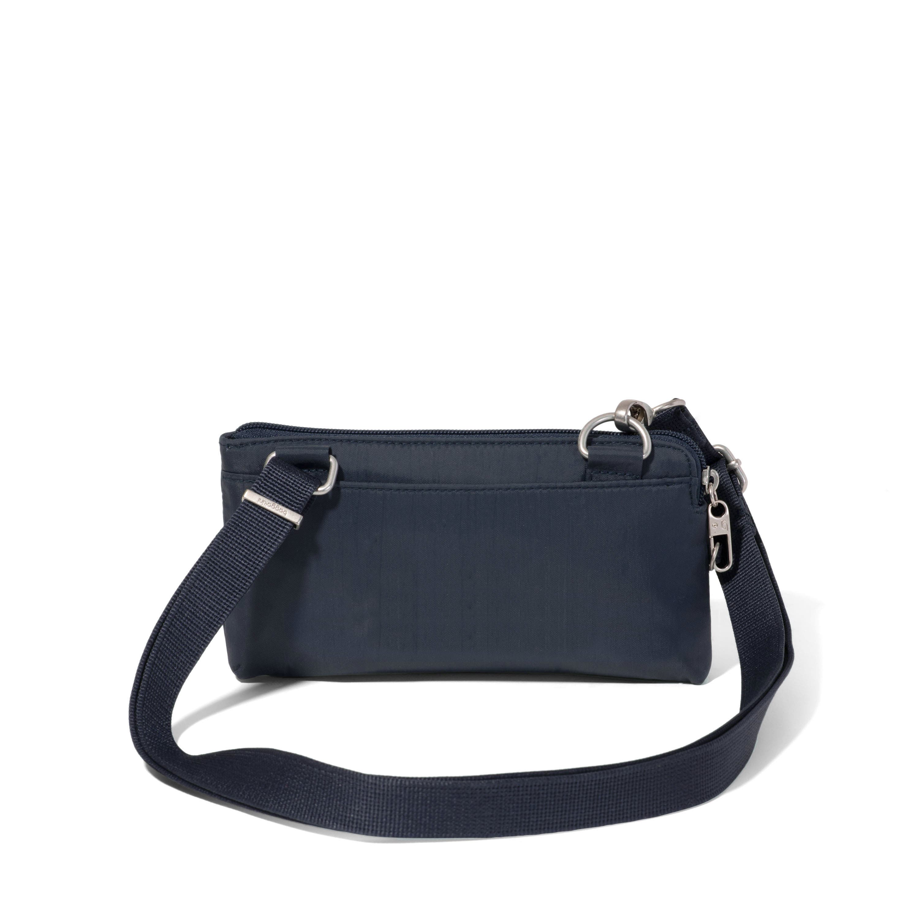 Securtex Anti-Theft Mini Wallet Crossbody, Alternate, color, French Navy