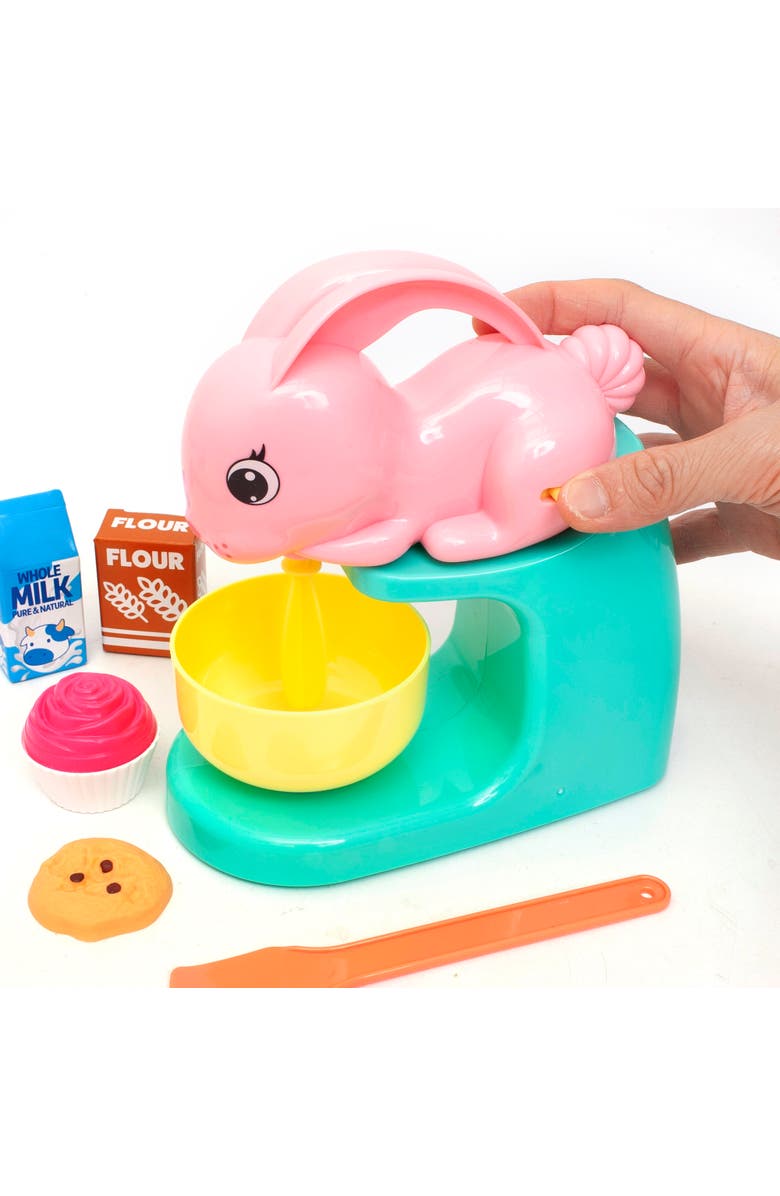 Zoo Troop Bunny Mixer Animal Themed Kitchen Playset, 14 Pieces, Alternate, color, Multicolored