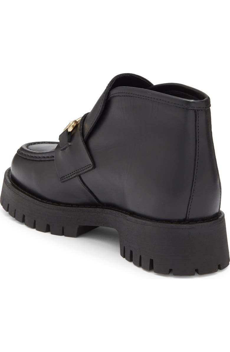 Steve Madden Leon Short Boot, Alternate, color, Black Leather