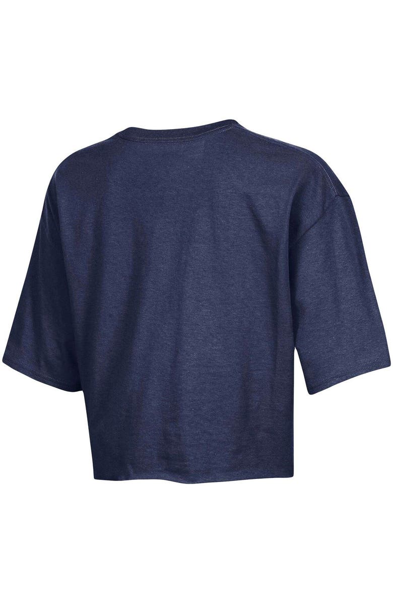 Champion Women's Champion Navy Penn State Nittany Lions Cropped Boyfriend T-Shirt, Alternate, color, 