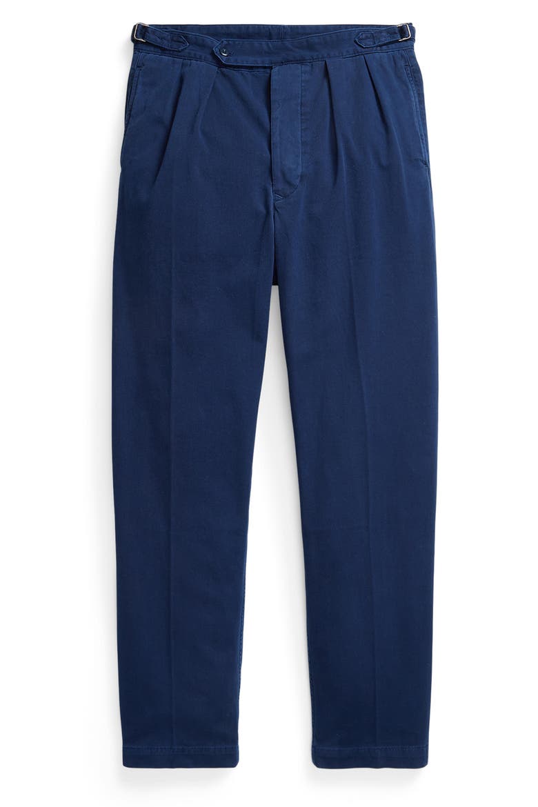 Relaxed Fit Twill Officer's Pants, Alternate, color, DARK COBALT