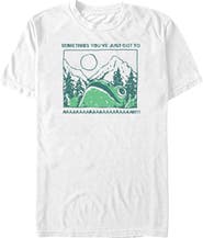 Lost Gods Men's Frog Nature Scream Drawing T-Shirt
