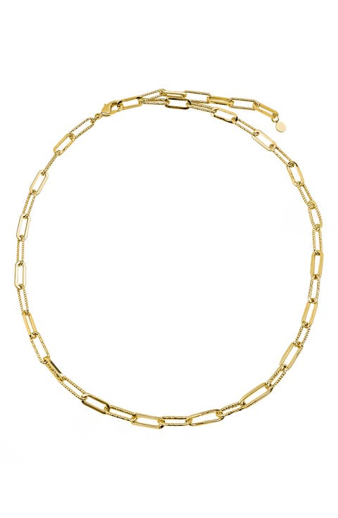Paper Clip Chain Necklace