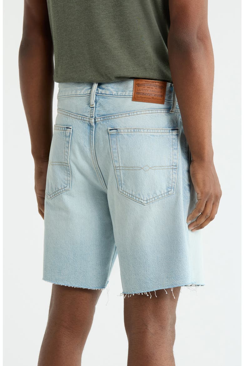 Loose Cutoff Denim Shorts, Alternate, color, MONTEREY