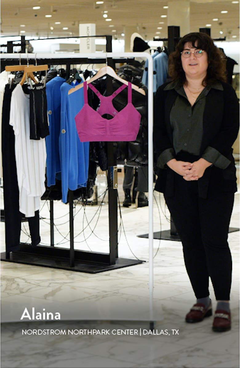 Space Dye On Center Sports Bra, sales video thumbnail