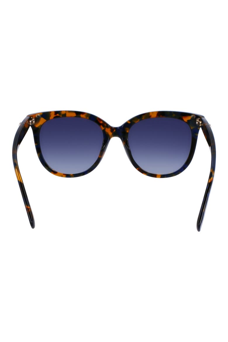 54mm Gradient Tea Cup Sunglasses, Alternate, color, HAVANA BLUE