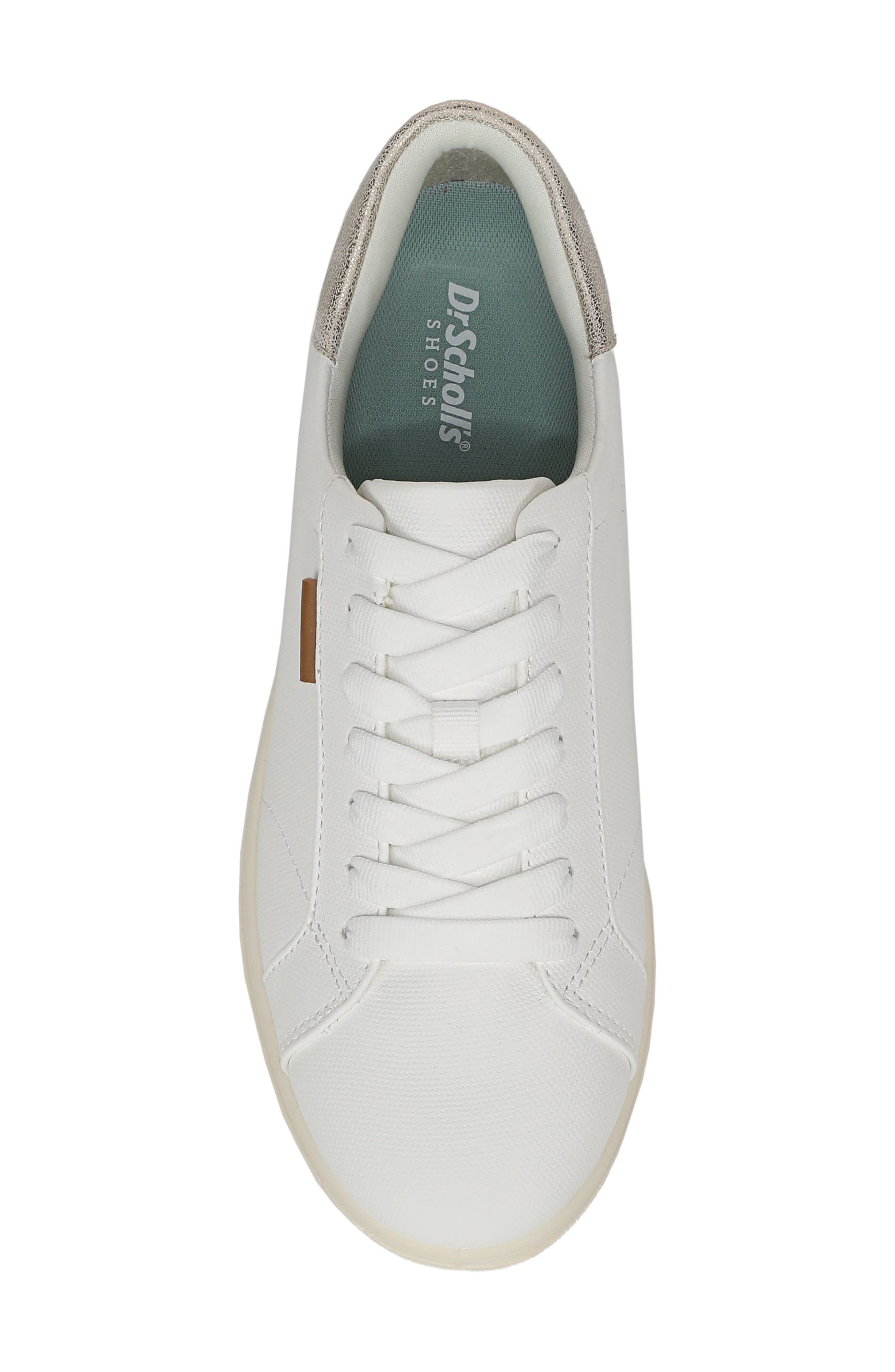 Dr. Scholl's Madi Twill Platform Sneaker, Alternate, color, White