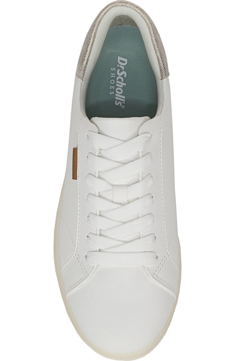 Dr. Scholl's Madi Twill Platform Sneaker, Alternate, color, White