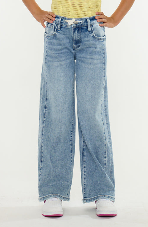 Peyton Low Slung Wide Leg Jeans
