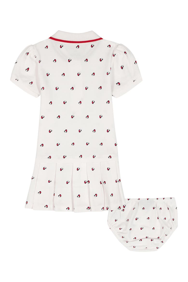 Heart Polo Dress & Bloomers, Alternate, color, WHITE