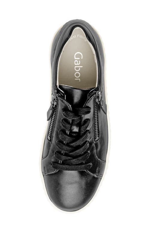 Gabor 53.200 Platform Sneaker In Black