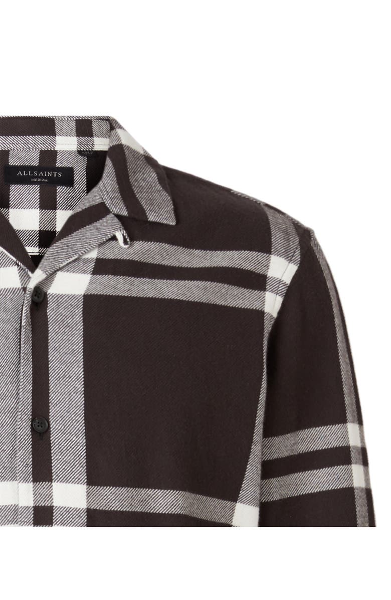 AllSaints Anchorage Slim Fit Check Flannel Button-Up Shirt, Alternate, color,