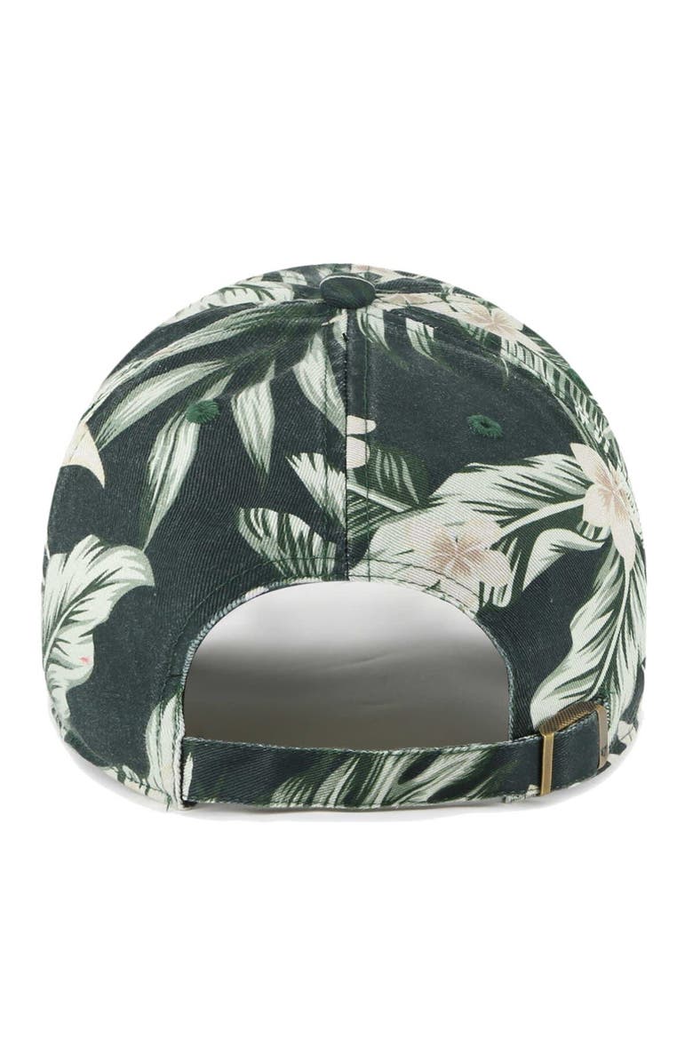 '47 Men's '47 Green Michigan State Spartans Tropicalia Clean Up Adjustable Hat, Alternate, color, 