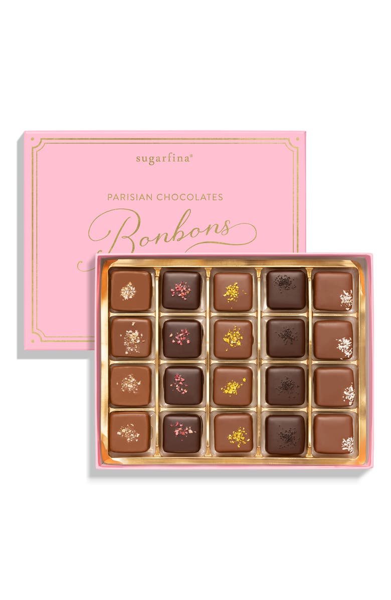 sugarfina Parisian Chocolates Gift Tower, Alternate, color, 