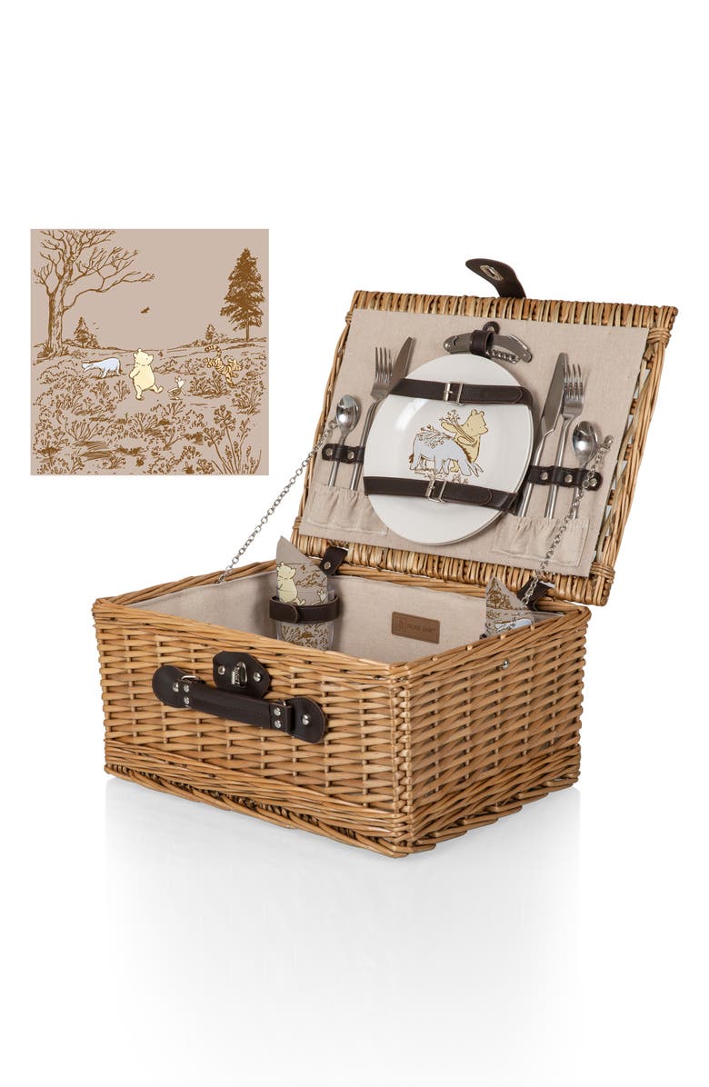 Picnic Time x Disney Winnie the Pooh Classic Picnic Set, Alternate, color, Beige Canvas