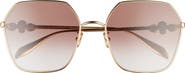 McQueen Alexander McQueen 61mm Gradient Geometric Sunglasses