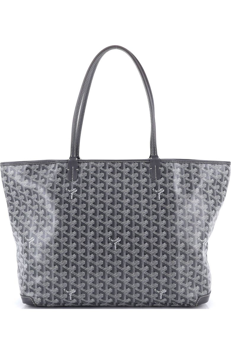 Pre-Owned Goyard Artois Tote Coated Canvas MM, Alternate, color, Gray