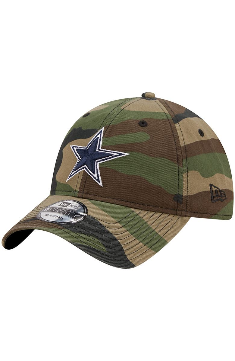 New Era Men's New Era Camo Dallas Cowboys Team Core Classic 2.0 9TWENTY Adjustable Hat, Main, color,