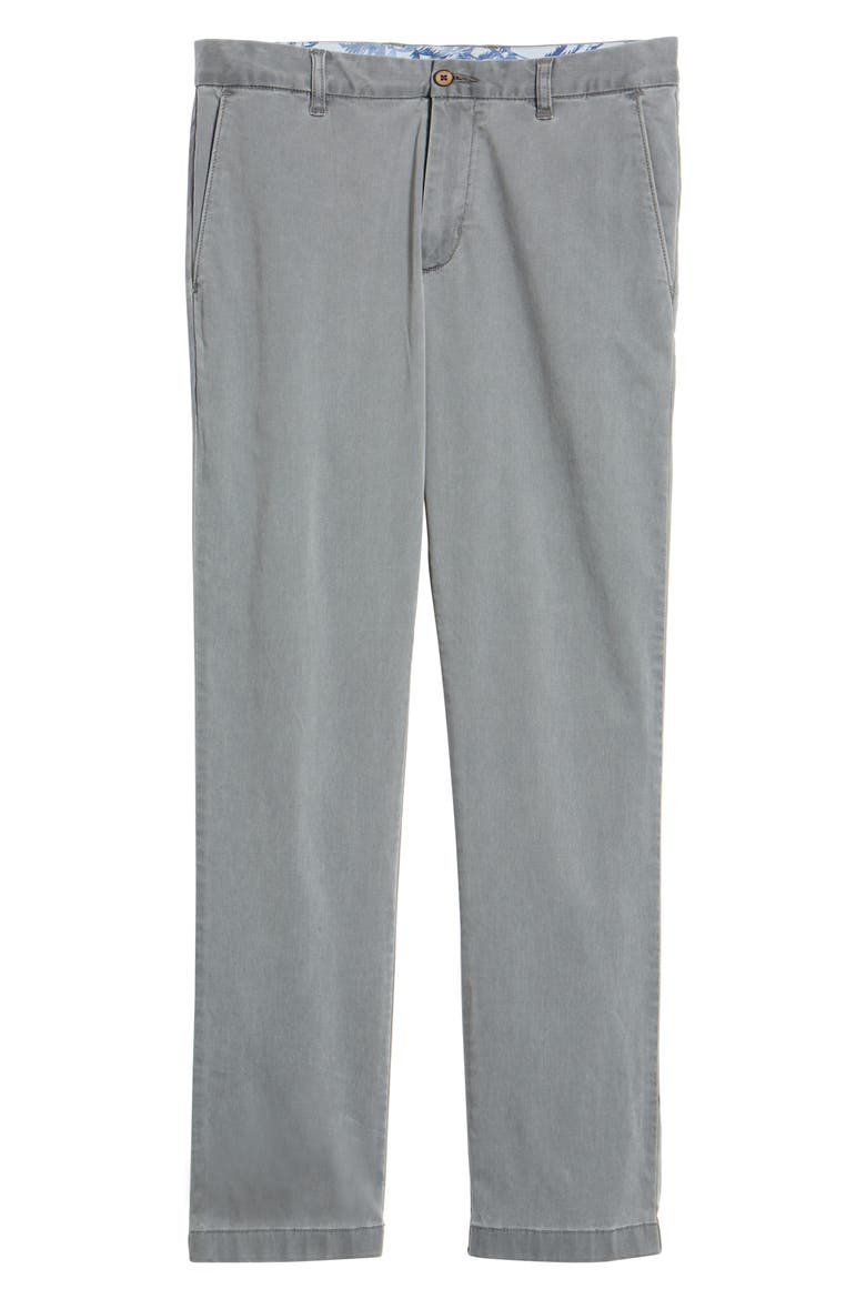 Boracay Straight Leg Flat Front Pants, Alternate, color, FOG GREY