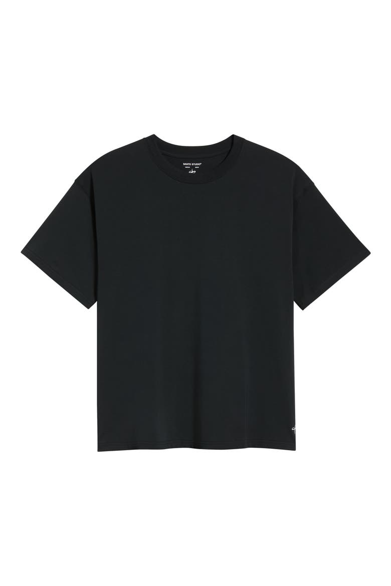 Base Cotton T-Shirt, Alternate, color, BLACK