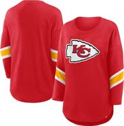 FANATICS Women's Fanatics  Red Kansas City Chiefs Redzone 3/4-Sleeve T-Shirt