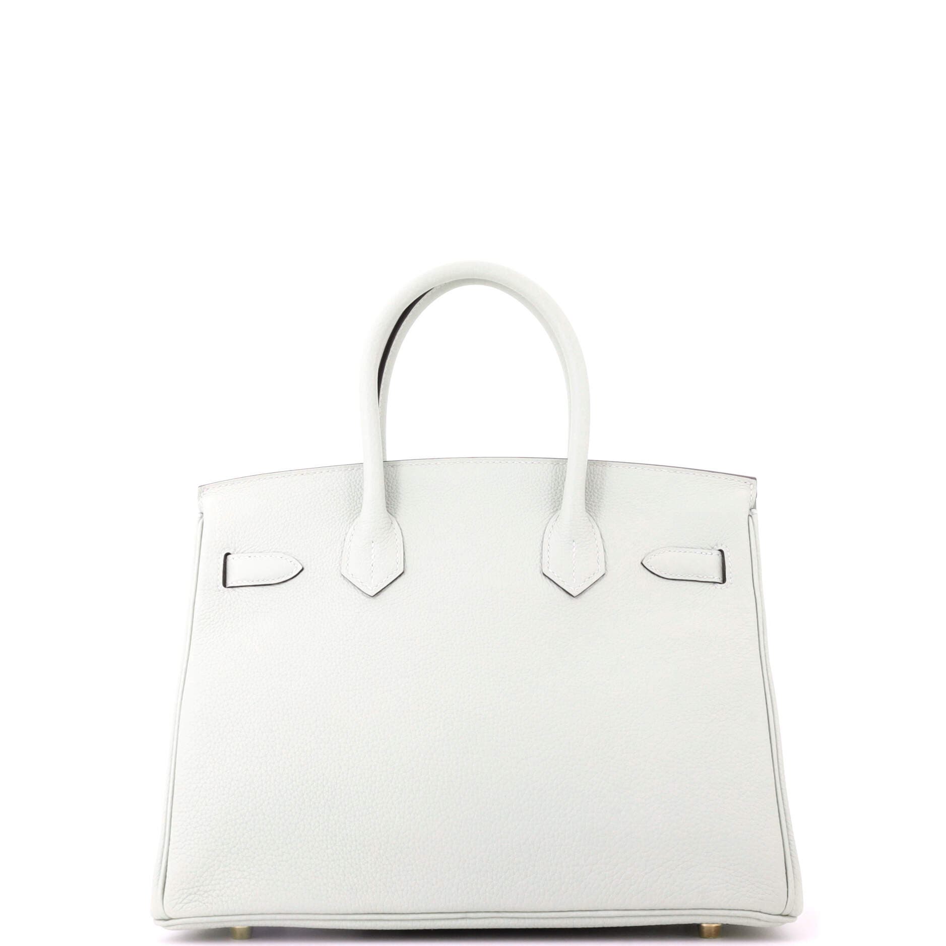 Pre-Owned Hermes Birkin Handbag Grey Togo with Gold Hardware 30, Alternate, color, Gris Neve