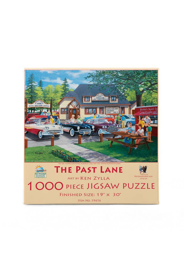 The Past Lane 1000 piece Jigsaw Puzzle for Adults, Alternate, color, Multicolor