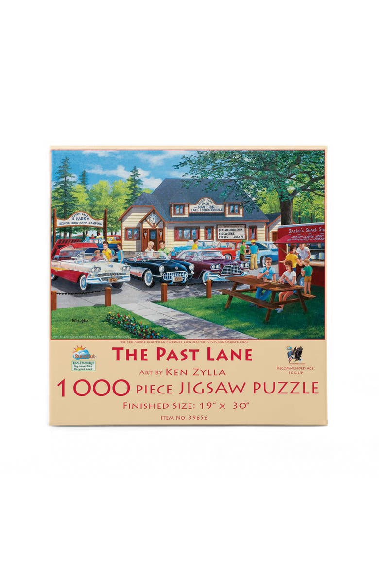 Sunsout The Past Lane 1000 piece Jigsaw Puzzle for Adults, Alternate, color, Multicolor