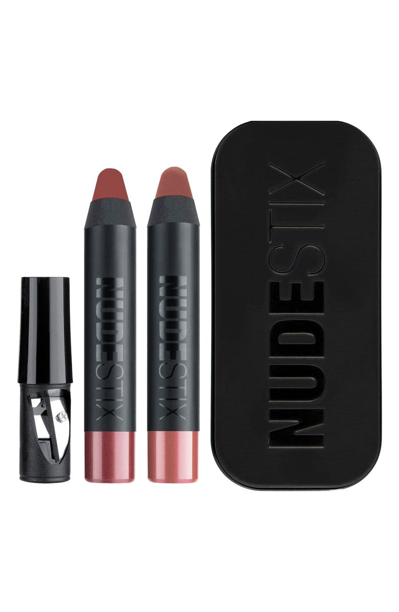 NUDESTIX Mini Matte Lip Color Set, Main, color,