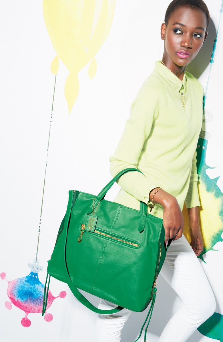 STEVEN by Steve Madden 'Prague' Leather Tote, Alternate, color,