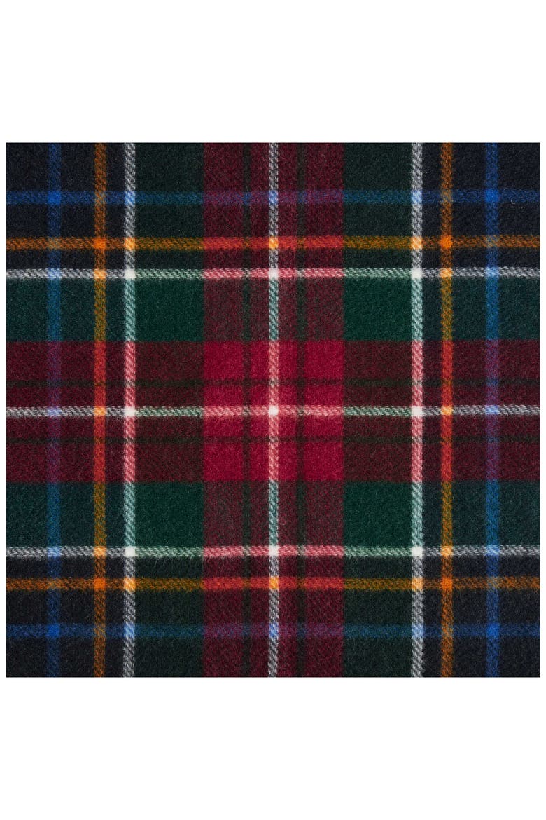 Devon Tartan Microfiber Throw Blanket, Alternate, color, NAVY BLUE