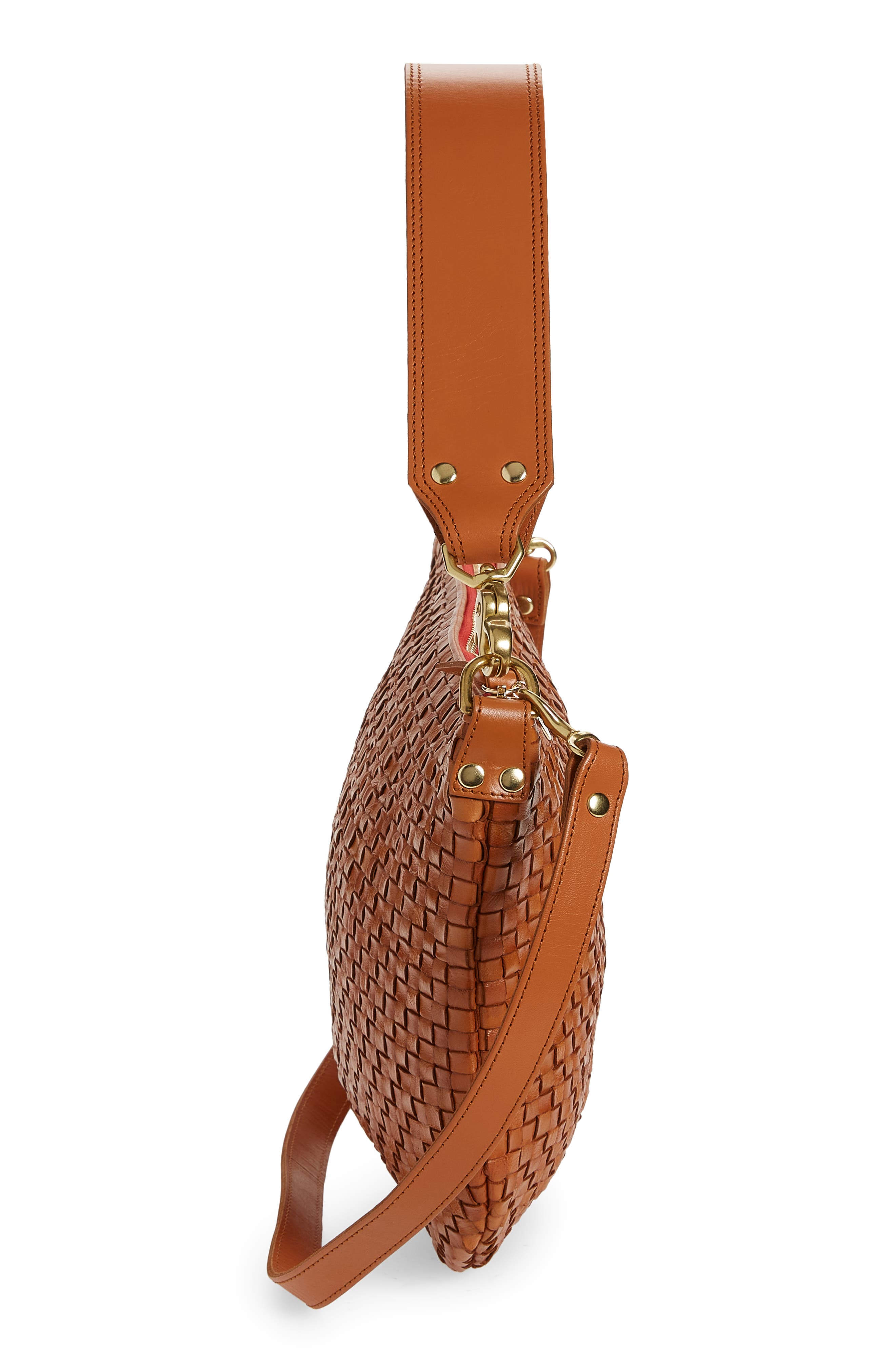 Moyen Messenger Crossbody Bag, Alternate, color, NATURAL WOVEN CHECKER