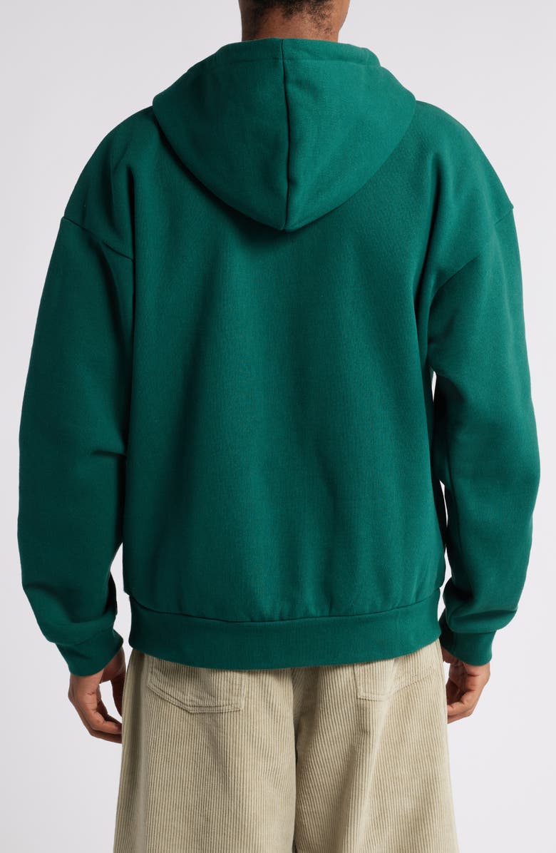 Obey Woodcut Extra Heavy Hoodie, Alternate, color, 