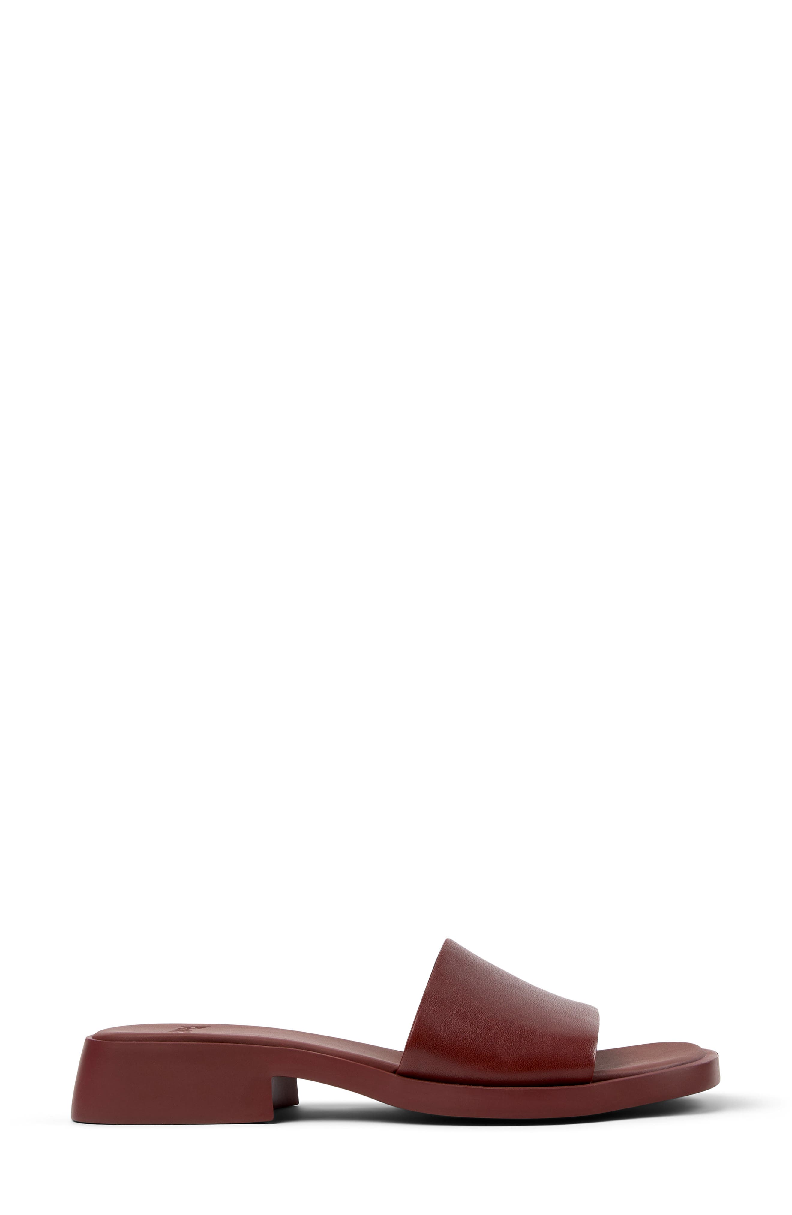 Dana Slide Sandal, Alternate, color, BURGUNDY