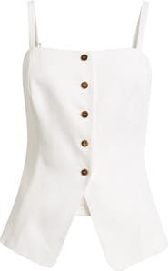Tahari ASL Cutaway Sleeveless Top