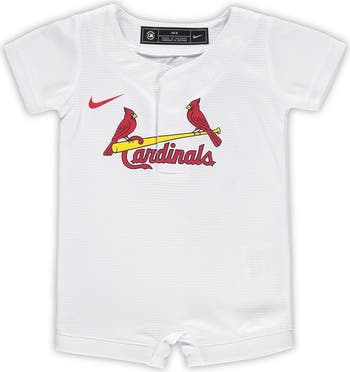 Newborn & Infant Nike White St. Louis Cardinals Official Jersey Romper
