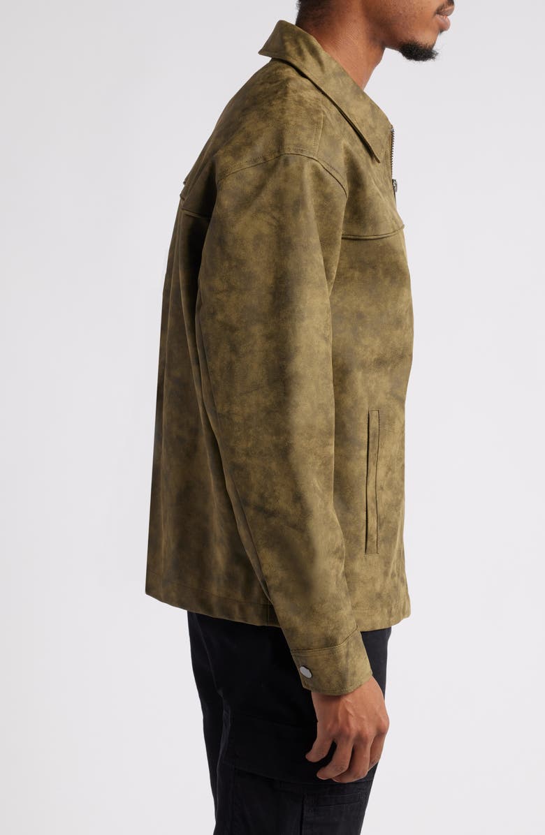 PacSun Textured Faux Leather Jacket, Alternate, color, 