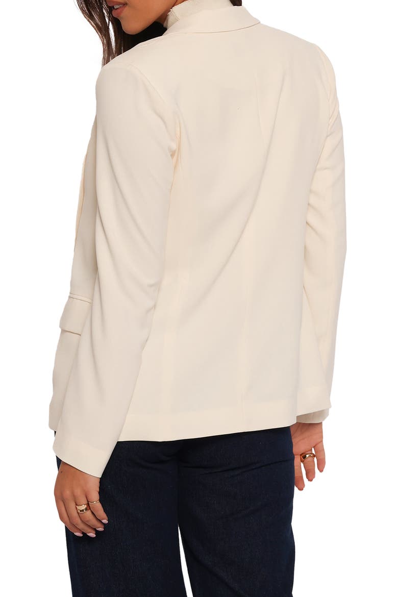 Volina Open Front Blazer, Alternate, color, CREAM
