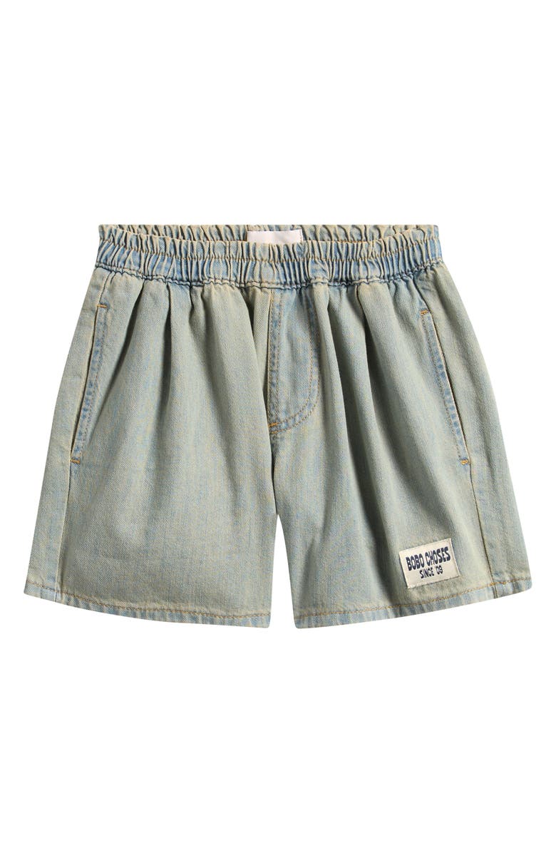 Bobo Choses Kids' Organic Cotton Denim Shorts, Main, color, Prussian Blue