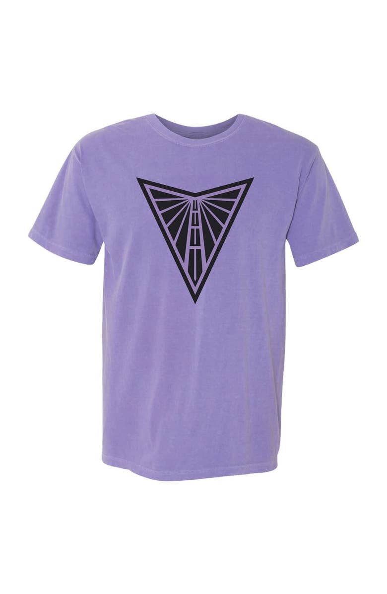 THE WILD COLLECTIVE Unisex The Wild Collective Violet Golden State Valkyries Heavy Wash Premium T-Shirt, Main, color, Violet