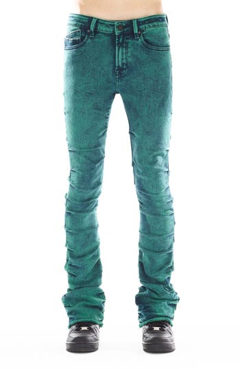 Cult Of Individuality Hipster Nomad Stacked Bootcut Jeans