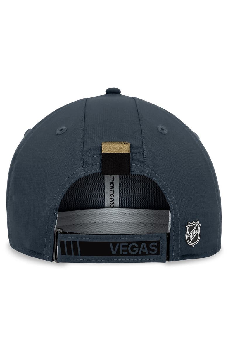 FANATICS Men's Fanatics Branded Gray Vegas Golden Knights Authentic Pro Rink Adjustable Hat, Alternate, color, Gray