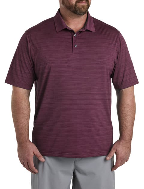 Big & Tall Performance Space-Dyed Polo Shirt