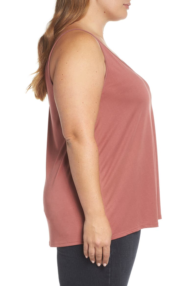 Double V Swing Camisole, Alternate, color, PINK MAUVE