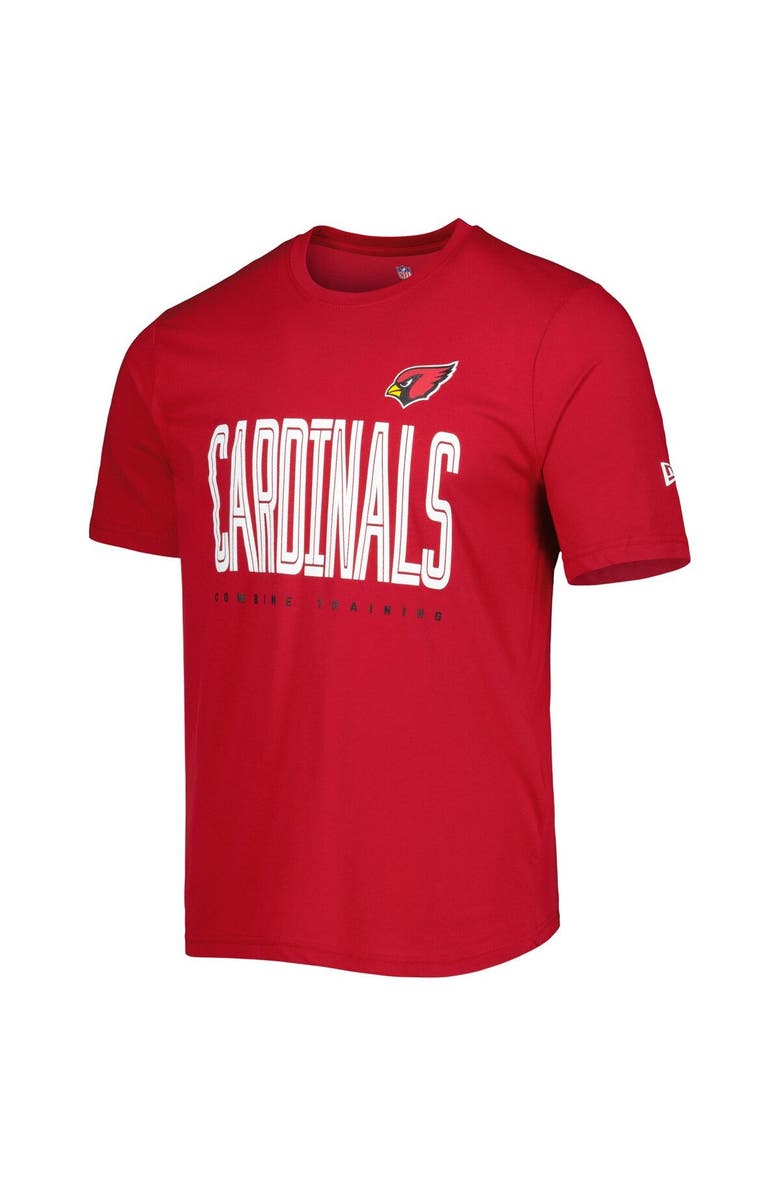 New Era Men's New Era Cardinal Arizona Cardinals Combine Authentic Training Huddle Up T-Shirt, Alternate, color, Cardinal